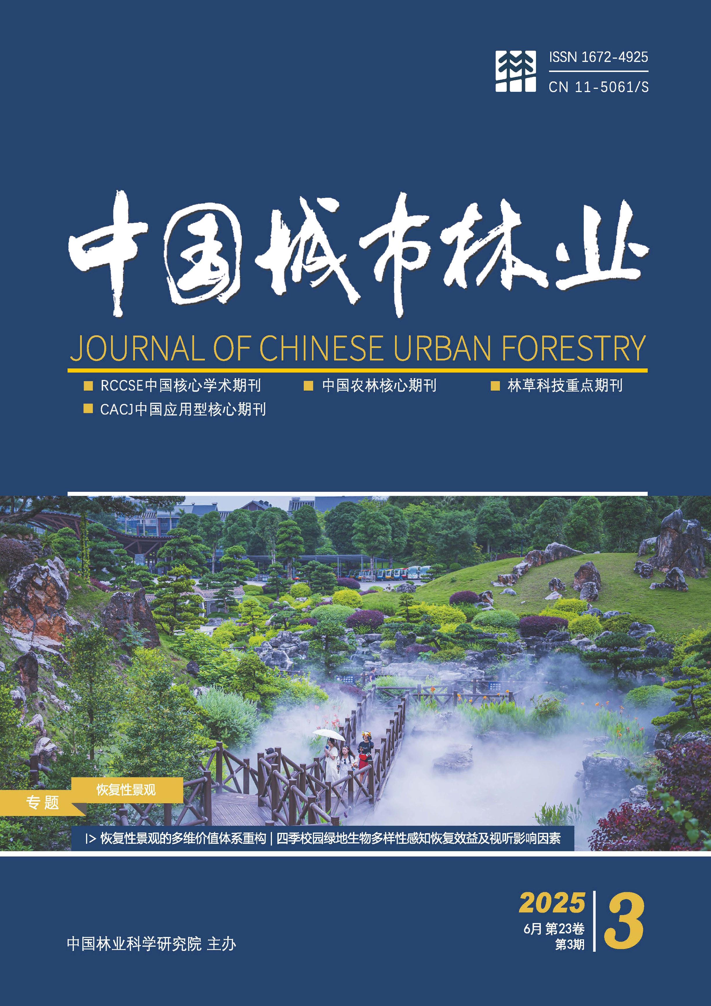 中国城市林业