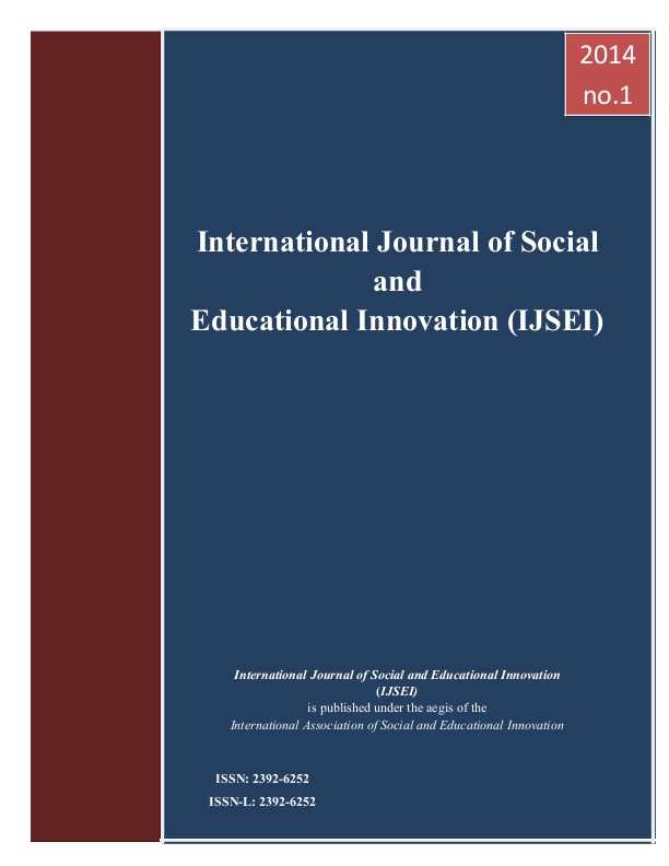 International Journal of Social and Educational Innovation