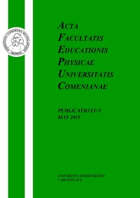 Acta Facultatis Educationis Physicae Universitatis Comenianae