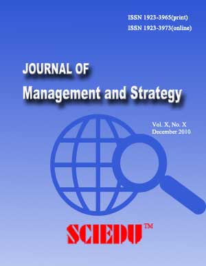 Journal of Management and Strategy